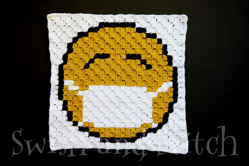 Crochet Safe Emoji with Medical Mask