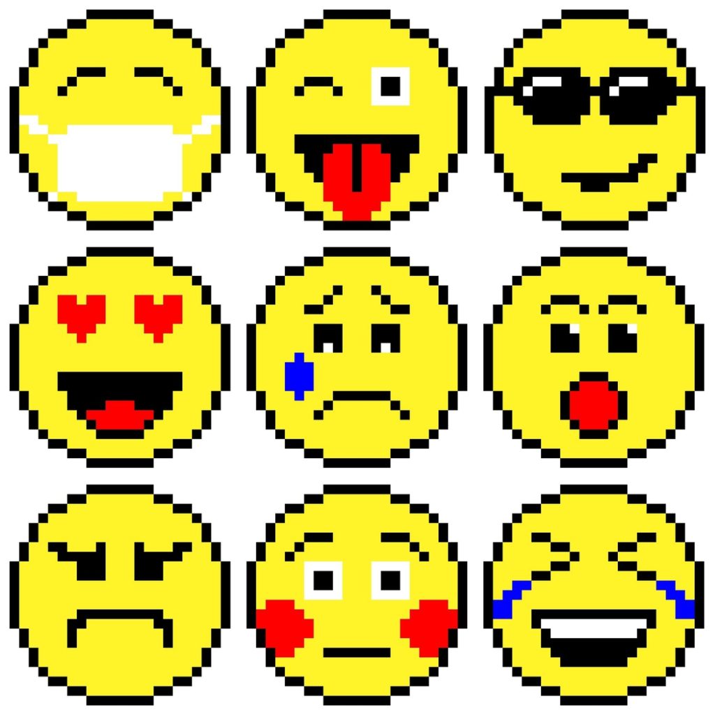 emoji afghan layout