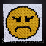 c2c crochet angry mad emoji