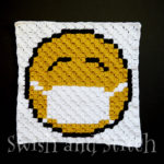 c2c crochet safe medical mask emoji