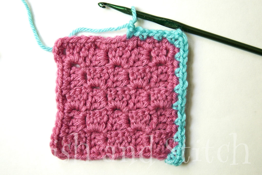 how to crochet moss stitch beginning