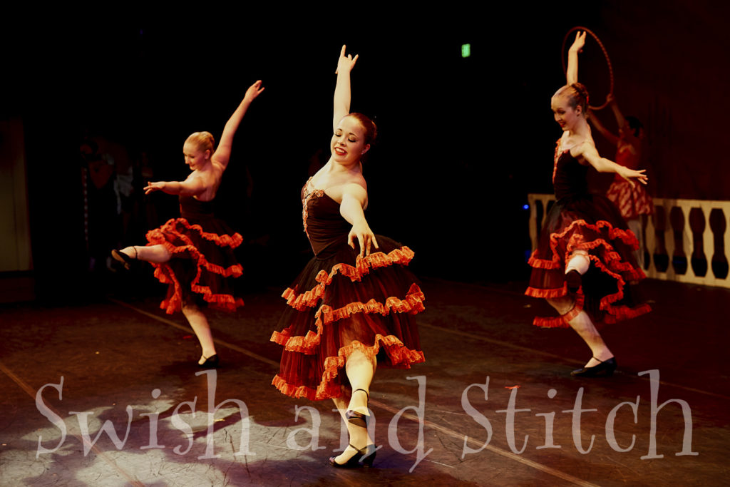 Spanish dancers in the Nutcracker