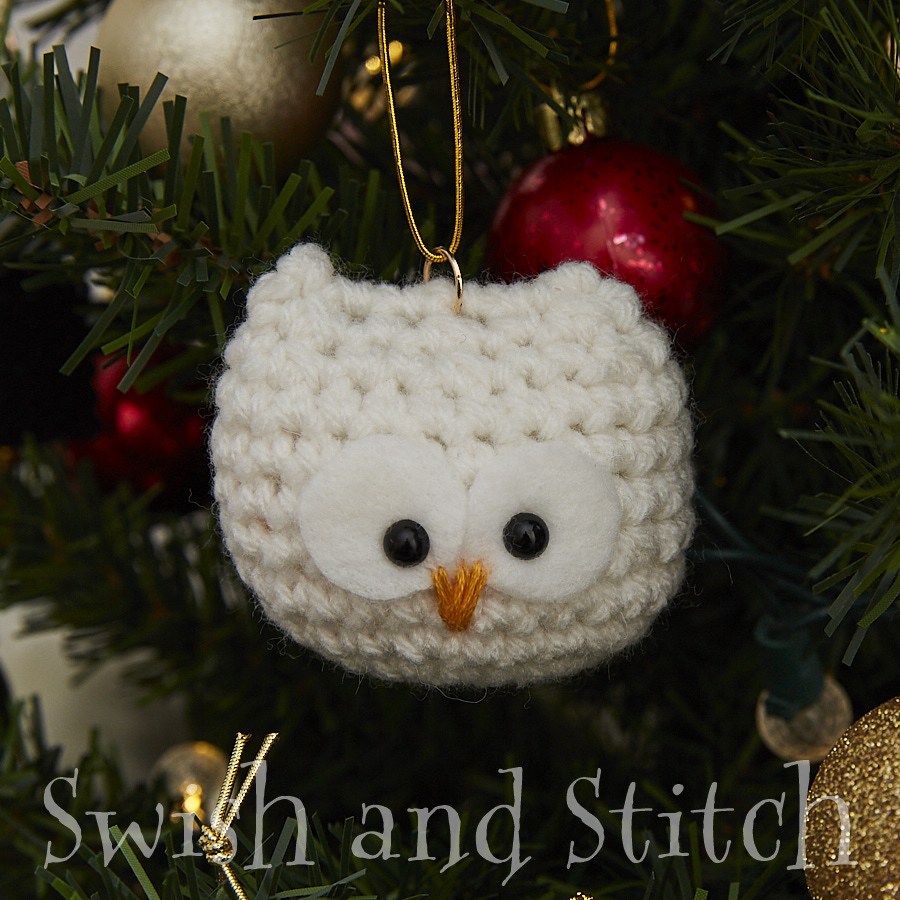 Harry Potter Hedwig White Owl Christmas Tree Topper Ornament Fantastic Beasts 
