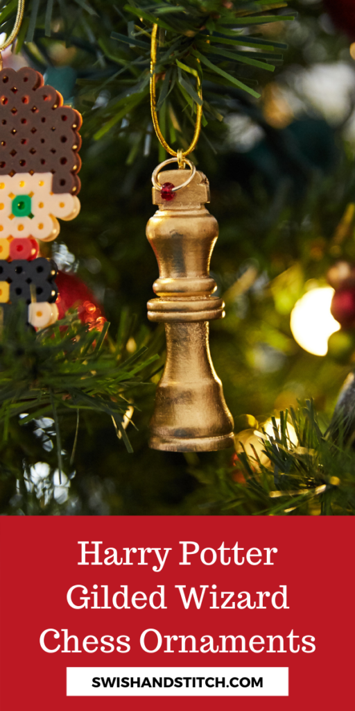 gilded chess king ornament Pinterest image