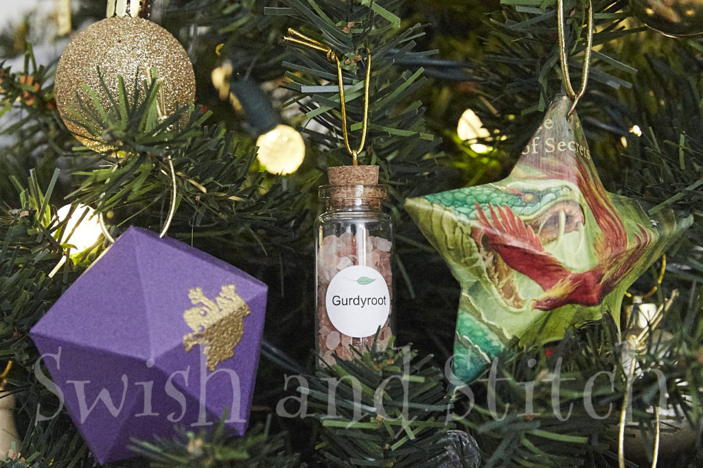 Harry Potter Potion Bottle Ornament on Christmas Tree
