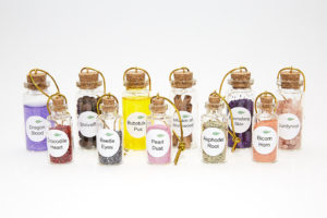 natural and colorful Harry Potter potion ingredients ornaments