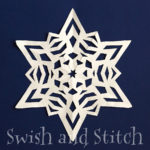 How to Fold Precise 6-Pointed Snowflakes for Perfectionists - Swish and ...