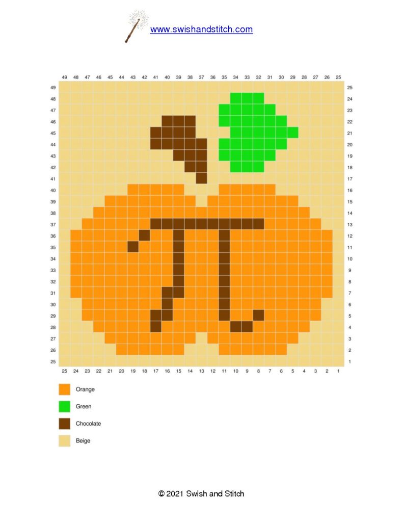 pumpkin pi downloadable pixel graph