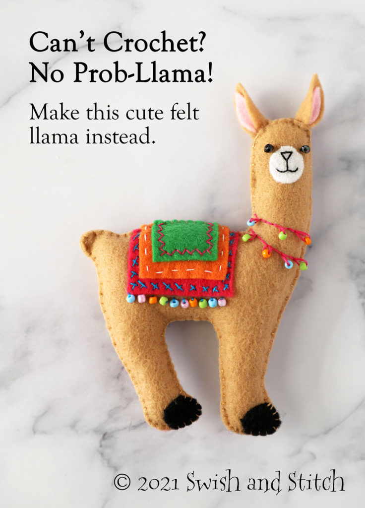 No Prob-Llama felt llama tutuorial