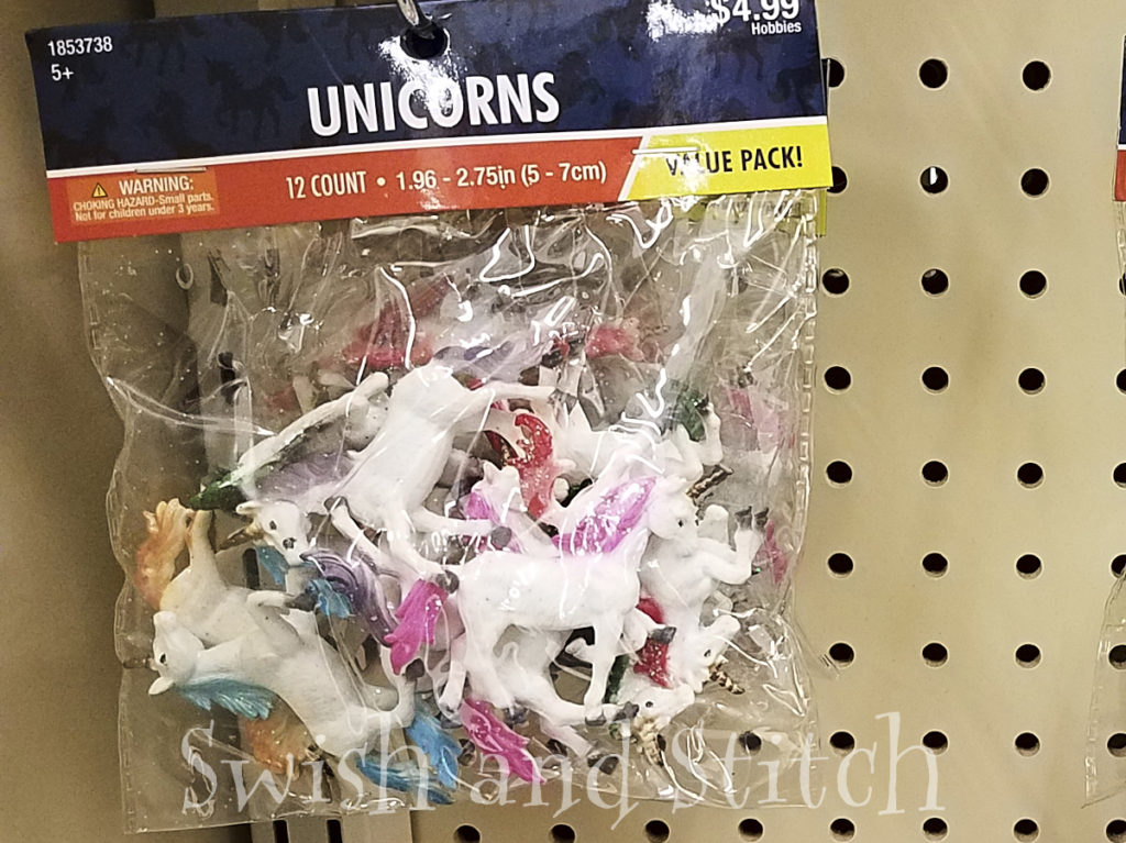 plastic unicorns