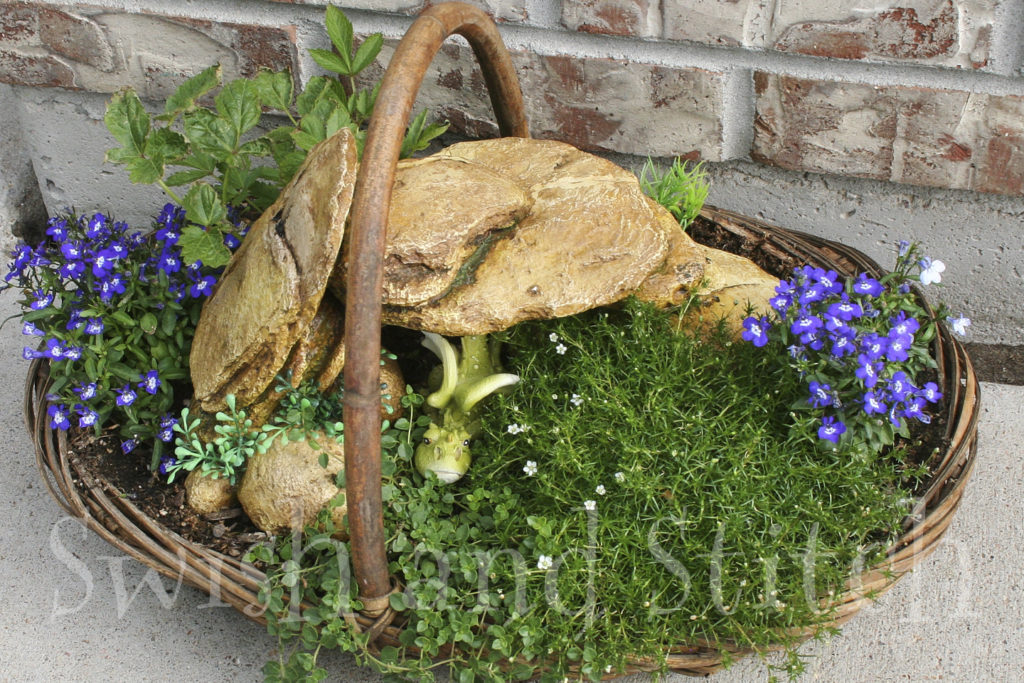 reasons to fairy garden - dragon basket