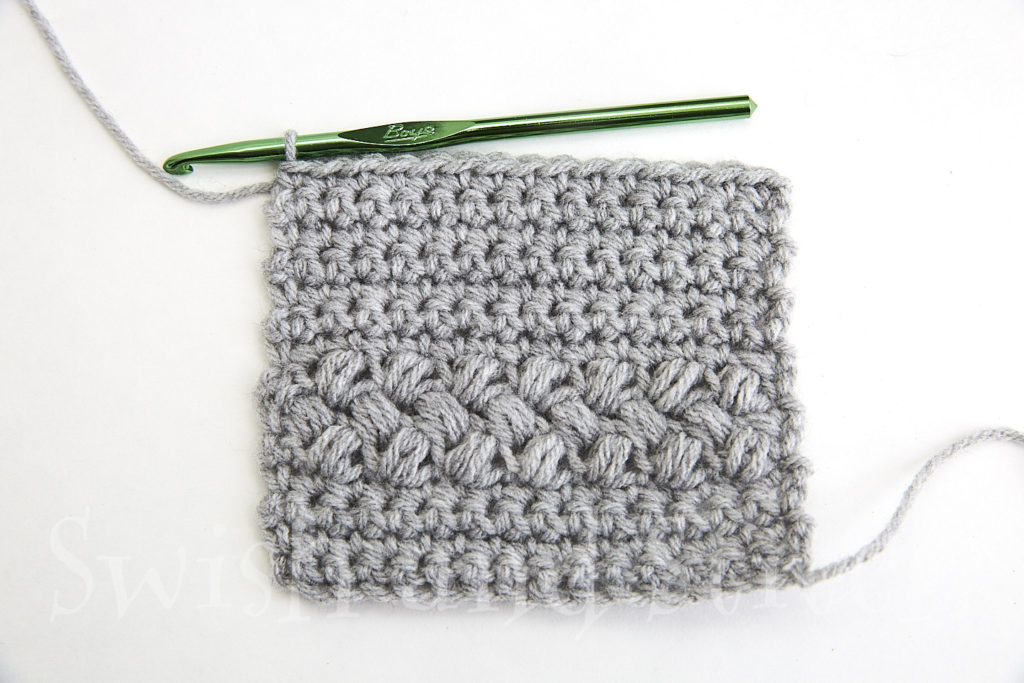 one full pattern Operation Gratitude simple bean rows crochet scarf