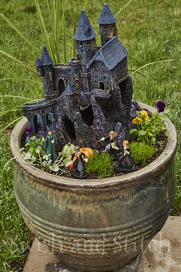 Harry Potter Hogwarts Castle fairy garden