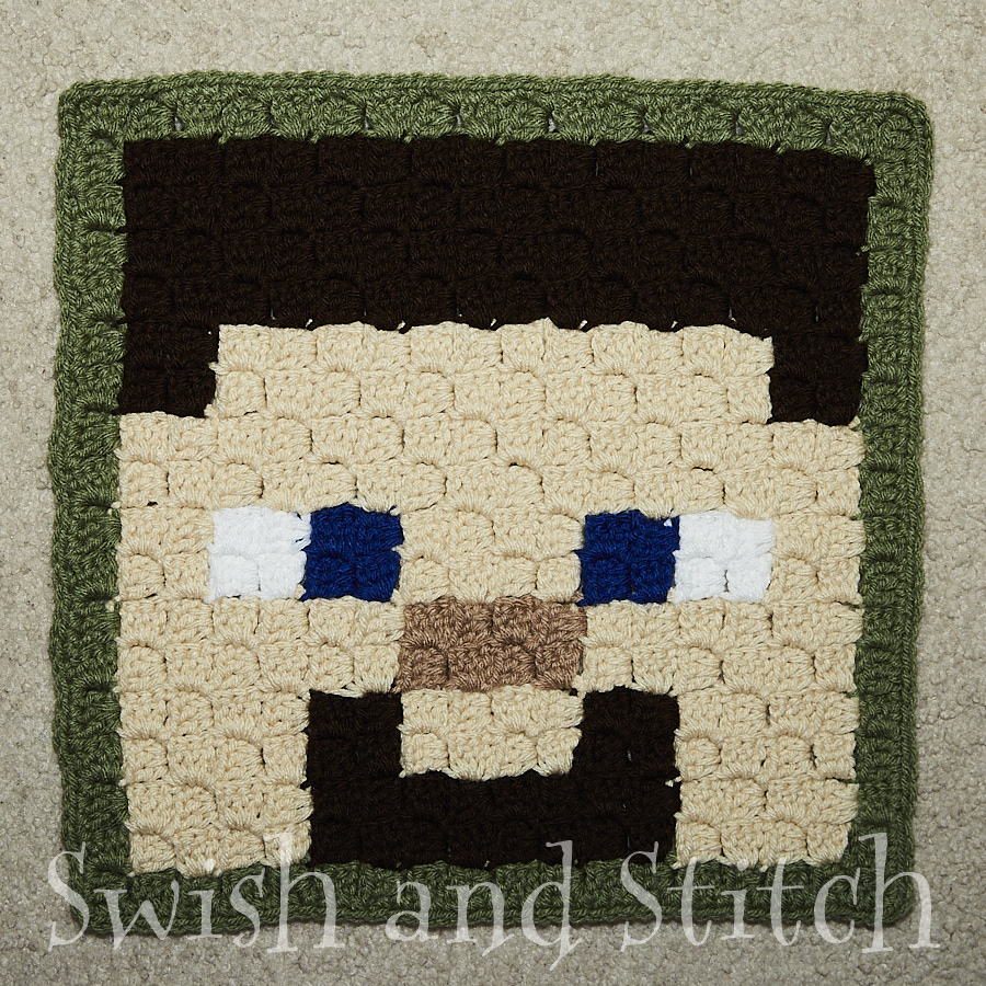Minecraft Crochet Corner To Corner Block Series: Part 12 – Slime Block  Pattern – Hook Stitch Sew