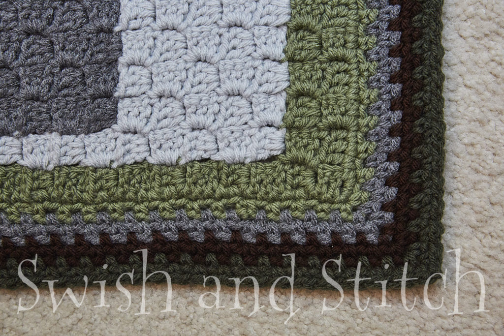moss stitch border