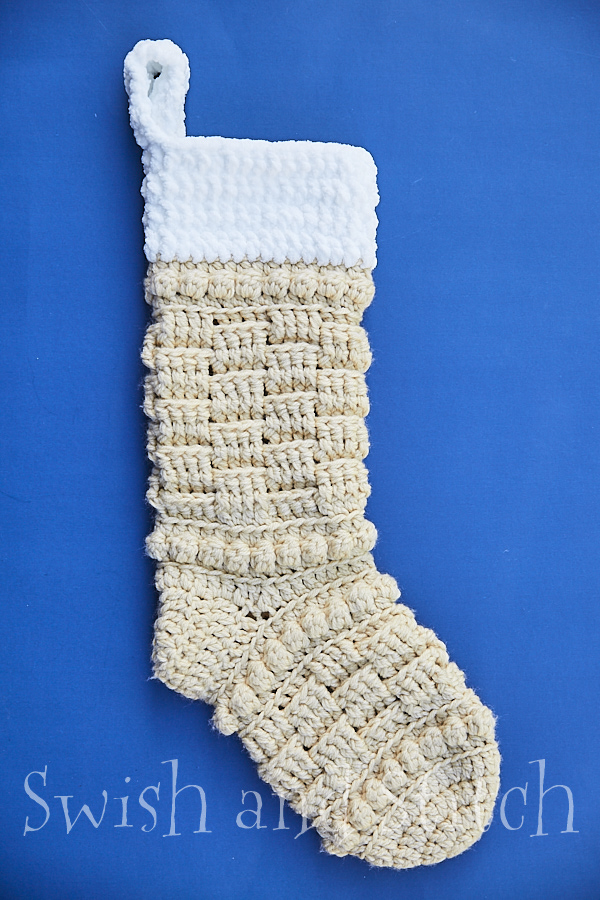 Telluride crochet Christmas stocking pattern