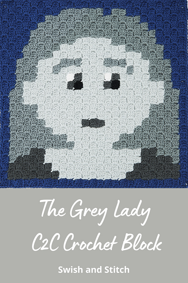 The Grey Lady C2c Crochet Block Swish And Stitch