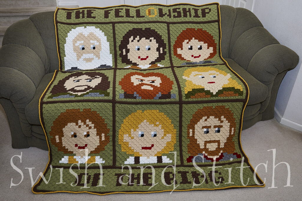 Fellowship of the Ring Afghan