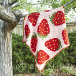 Strawberry Fields Afghan in tree