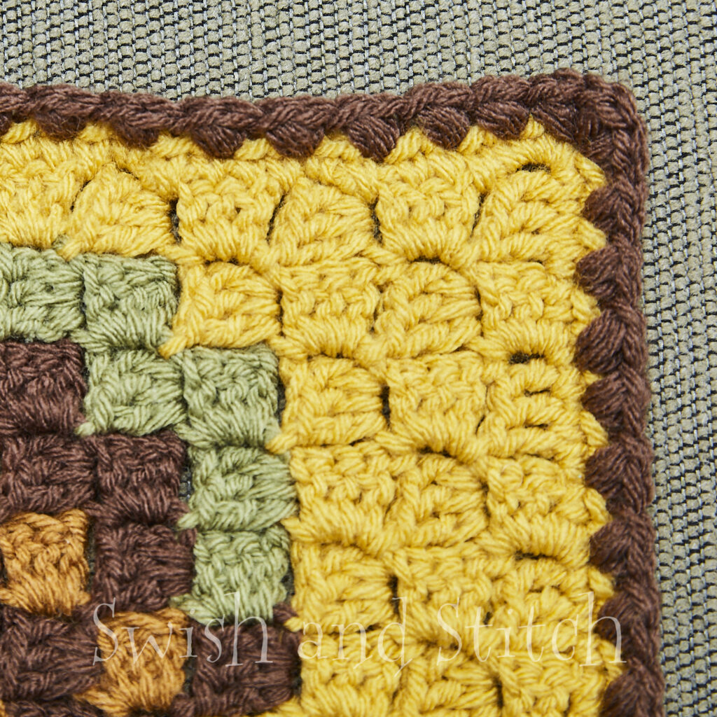 Bean stitch edging