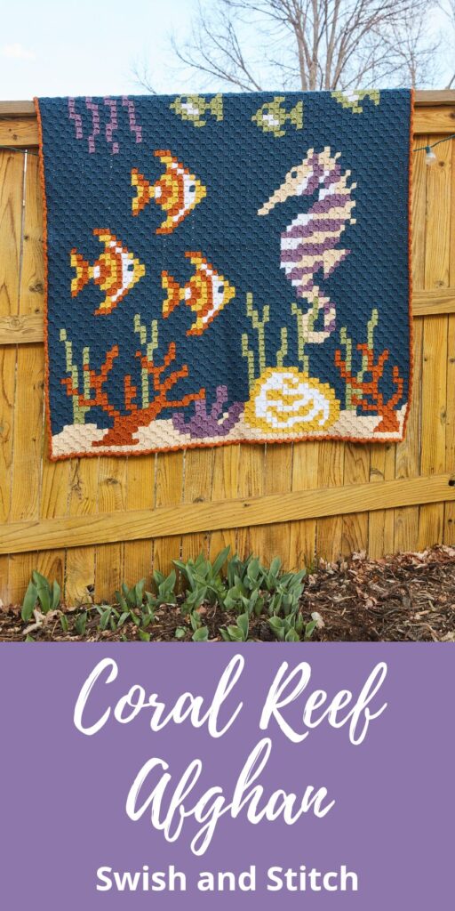 Coral Reef Afghan Pinterest Image